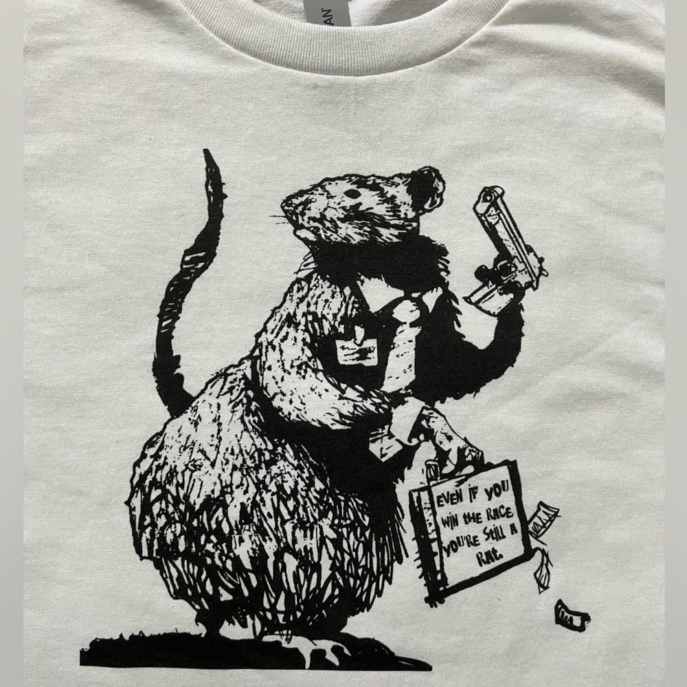 Human Rat Race white Unisex T-Shirt